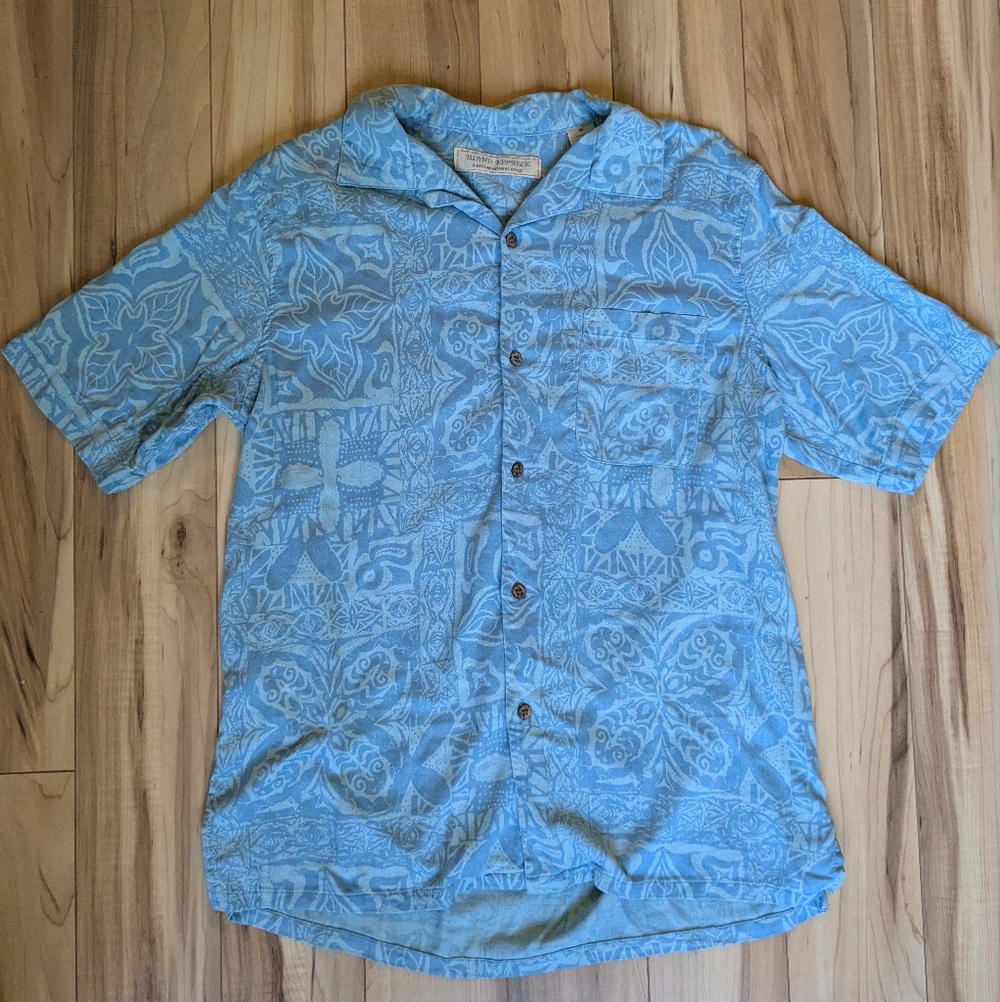 Island Republic Silk Button Down